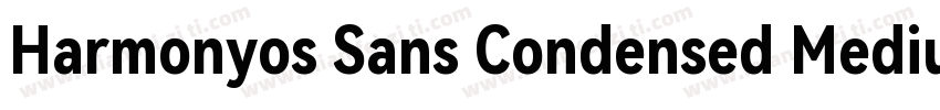 Harmonyos Sans Condensed Medium Ita字体转换